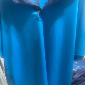 Oakley XXL Blue Polo Shirt with Logo like new